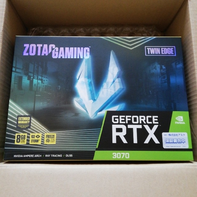 ZOTAC GAMING RTX3070 割引純正 PC/タブレット tripkicks.com
