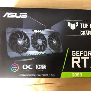 エイスース(ASUS)のASUS TUF-RTX3080-O10G-GAMING OC未使用即発送(PCパーツ)