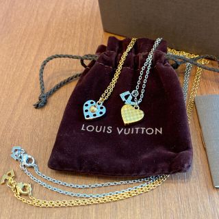 LOUIS VUITTON☆ハート 2連ネックレス