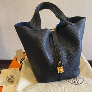 エルメス(Hermes)の【ご専用】エルメス　ピコタンロックMM ブルーニュイ(ハンドバッグ)