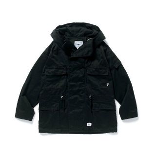 ダブルタップス(W)taps)のPARASMOCK / JACKET. COTTON. WP★BLAK★M(ミリタリージャケット)