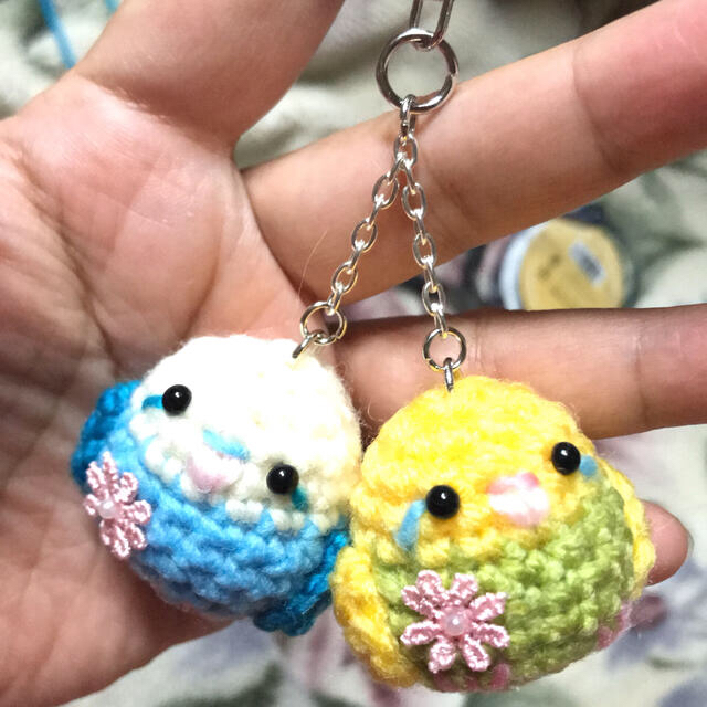 あみぐるみ インコ キーホルダーorストラップなど www.krzysztofbialy.com