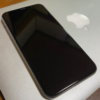 アップル(Apple)のラフィアン様専用☆iPhone X Silver softbank(スマートフォン本体)