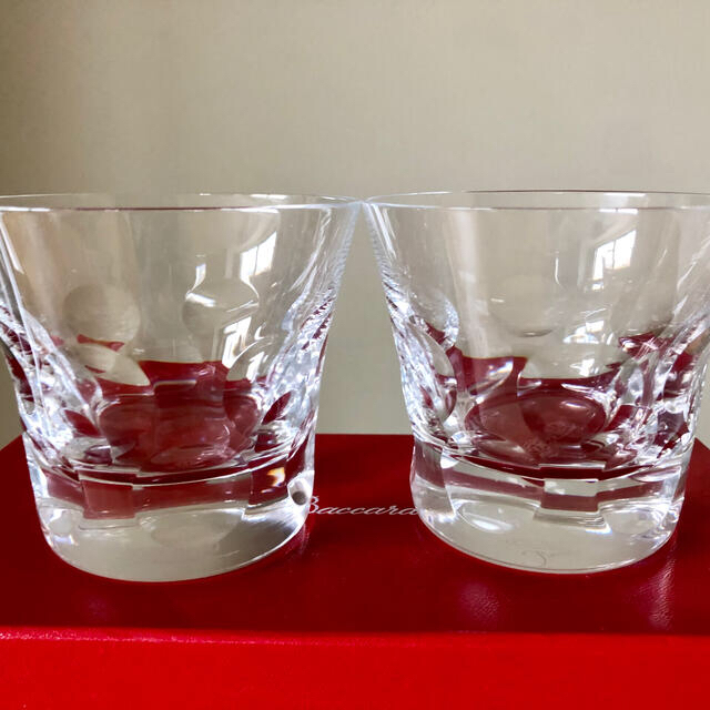 Baccarat(バカラ)の【新品】バカラ ベルーガ ロックグラス ペア 2客セット タンブラー クリスタル インテリア/住まい/日用品のキッチン/食器(タンブラー)の商品写真