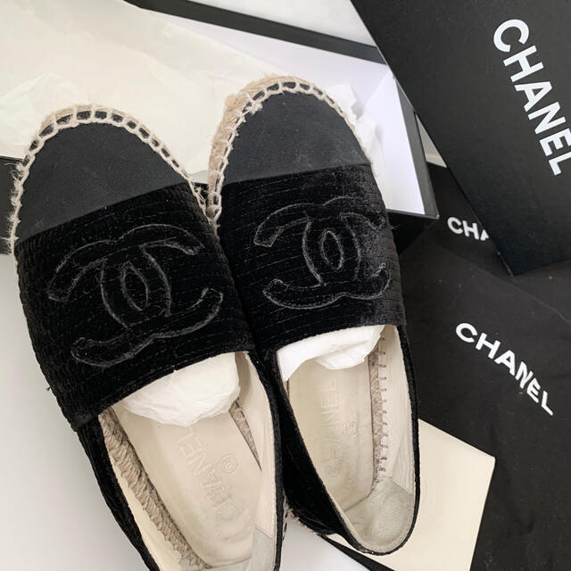 美品】CHANEL❤︎エスパドリーユ レディース 靴/シューズ europiren