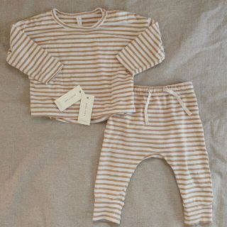キャラメルベビー&チャイルド(Caramel baby&child )の【QUINCY MAE 】 Longsleeve Baby Tee＆leggin(パンツ)