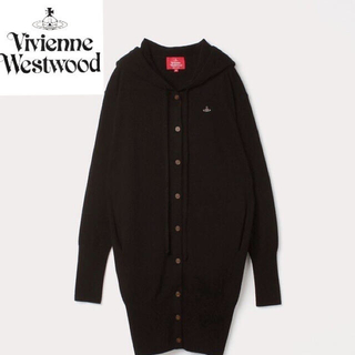 【中古】Vivienne Westwood ロングカーディガン ブラック
