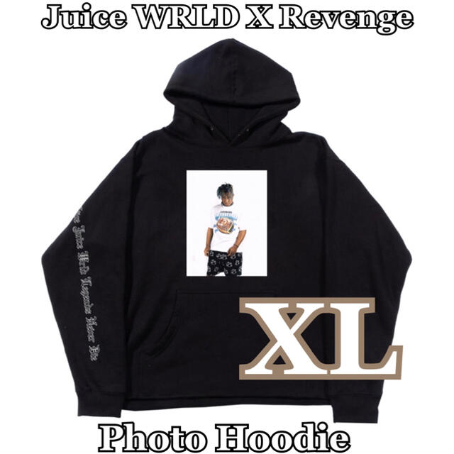 Juice WRLD X Revenge Photo Hoodie Black②メンズ