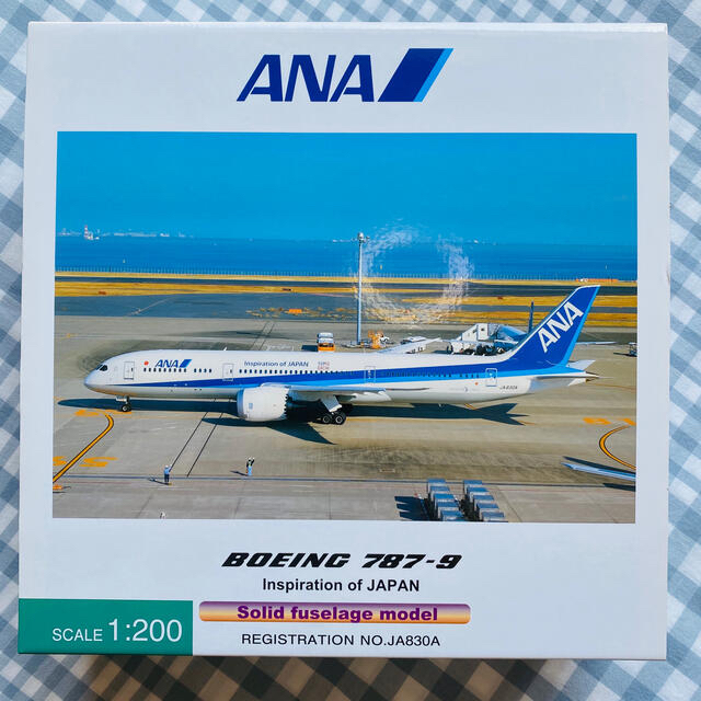 新品未使用 全日空 ANA ボーイング B787-9 1/200モデル