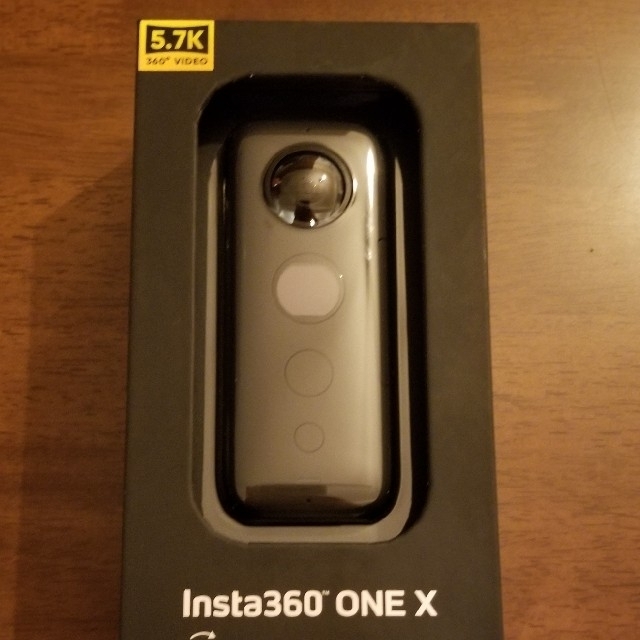 ビデオカメラinsta360 one X 未使用品 追加バッテリー付き