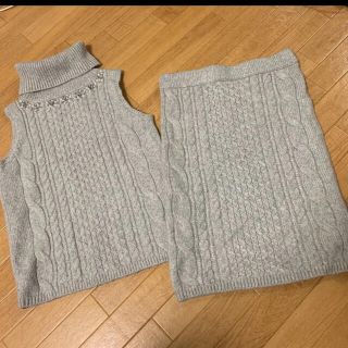 三連休限定値下げ　rady カシミヤタッチ　ニットセットアップ(セット/コーデ)