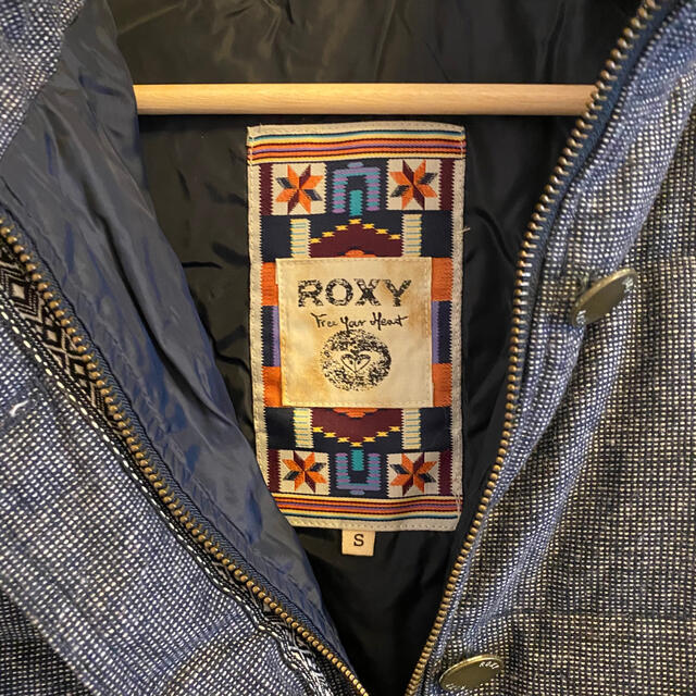 Roxy(ロキシー)のROXY ロングダウンコート　ブルーグレー レディースのジャケット/アウター(ダウンコート)の商品写真