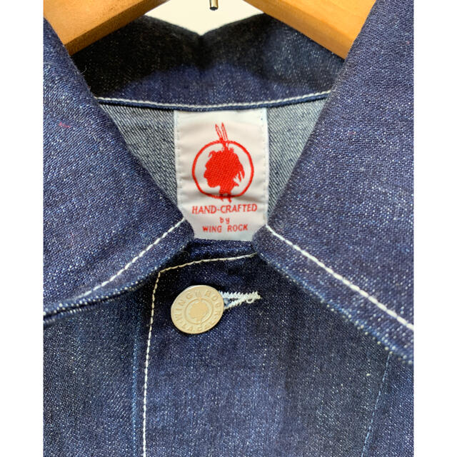 goro's(ゴローズ)の新品 wing rock ウイングロック デニムカバーオール (M) メンズのジャケット/アウター(Gジャン/デニムジャケット)の商品写真