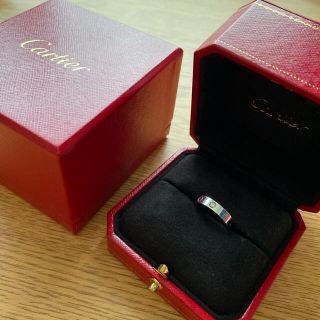 カルティエ(Cartier)のカルティエ ラブリング ホワイトゴールド ダイヤモンド 10号(リング(指輪))