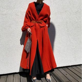 アメリヴィンテージ(Ameri VINTAGE)の2WAY NO COLLAR BELT COAT(ロングコート)