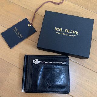 ミスターオリーブ(Mr.OLIVE)のMr.OLIVE マネークリップウォレット　黒　(マネークリップ)