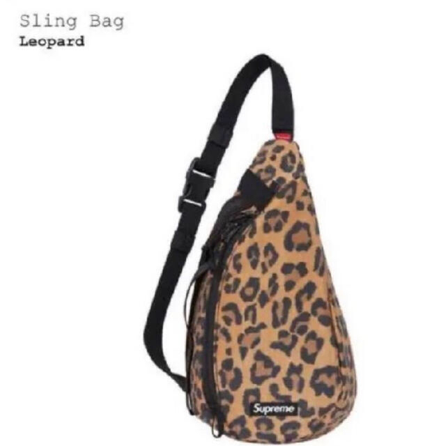 20fw 20awSupreme Sling Bag Leopard 2020