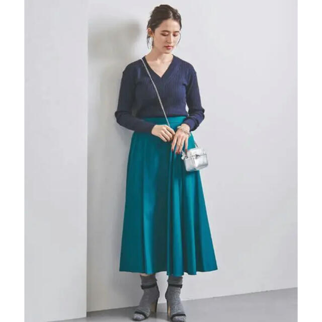 UNITED ARROWS(ユナイテッドアローズ)のユナイテッドアローズ　美品⭐︎フレアスカート  レディースのスカート(ロングスカート)の商品写真