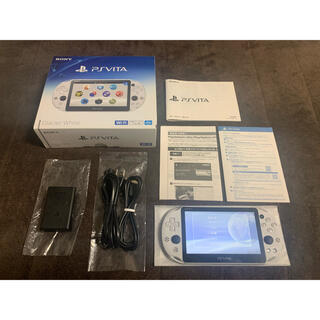 プレイステーションヴィータ(PlayStation Vita)の専用出品　グレイシャーホワイト　比較的良品　2(携帯用ゲーム機本体)