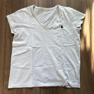 ポロラルフローレン(POLO RALPH LAUREN)のラルフローレン　白Ｔシャツ　L(Tシャツ(半袖/袖なし))