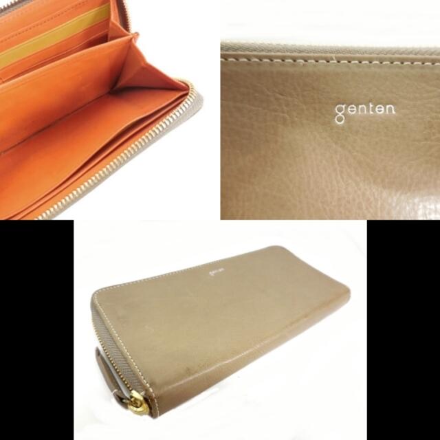 genten(ゲンテン)のgenten(ゲンテン) 長財布 - グレー レザー レディースのファッション小物(財布)の商品写真