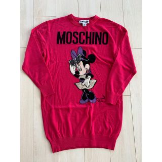 MOSCHINO コットンニットワンピース ベア