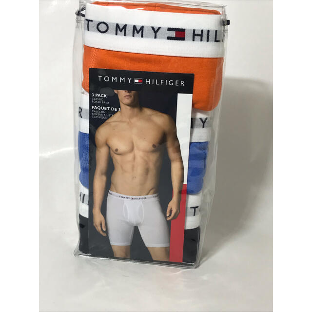 TOMMY HILFIGER(トミーヒルフィガー)の正規品 新品トミーヒルフィガー 高級ボクサーパンツ 3pack XLサイズ メンズのアンダーウェア(ボクサーパンツ)の商品写真