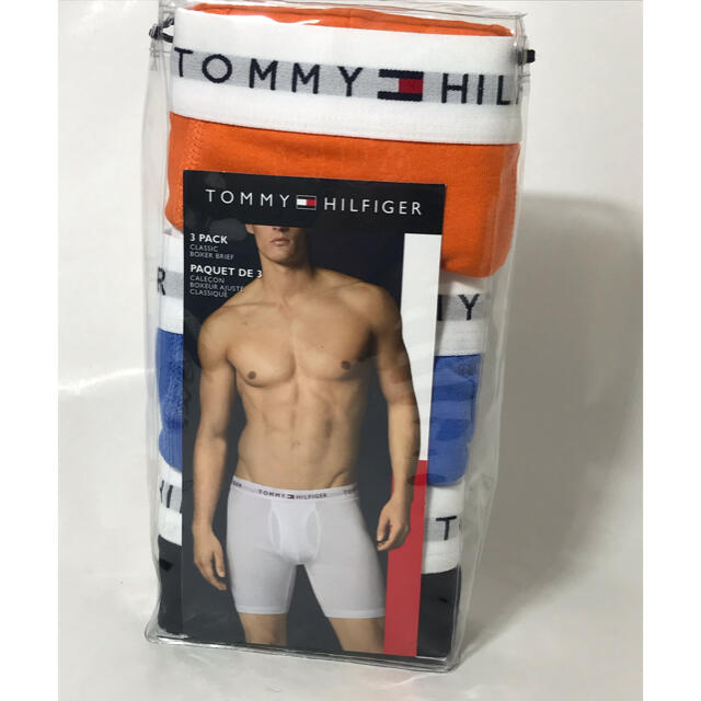 TOMMY HILFIGER(トミーヒルフィガー)の好感度UP 新品トミーヒルフィガー 高級ボクサーパンツ 3pack Mサイズ メンズのアンダーウェア(ボクサーパンツ)の商品写真