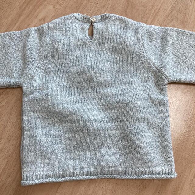 ZARA KIDS(ザラキッズ)のザラベイビー　ポンポン　ニット キッズ/ベビー/マタニティのキッズ服女の子用(90cm~)(ニット)の商品写真