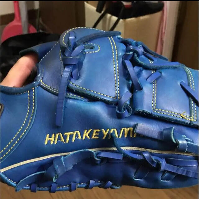 HATAKEYAMA(ハタケヤマ)の最終値下げ　ハタケヤマ硬式投手用オーダーグローブ スポーツ/アウトドアの野球(グローブ)の商品写真