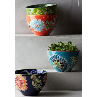 アンソロポロジー(Anthropologie)の☆Anthropologie☆アンソロポロジー  ボウル　3個セット(食器)