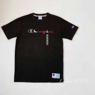 チャンピオン(Champion)の新品 Champion Tシャツ 半袖 ブラック 黒 刺繍 今季 タグ付き M(Tシャツ/カットソー(半袖/袖なし))