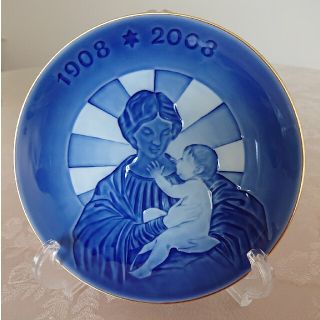 ロイヤルコペンハーゲン(ROYAL COPENHAGEN)のロイヤルコペンハーゲン  センテニアルプレート マドンナ  1908*2008(置物)