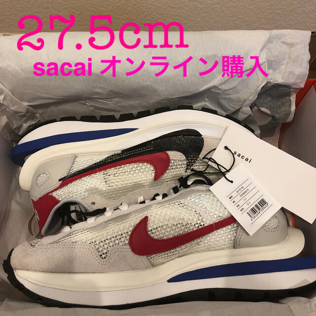 Nike x sacai ヴェイパーワッフル RoyalFuchsia 27.5靴/シューズ