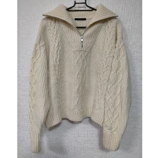 マカフィー(MACPHEE)の美品 18AW MACPHEE エアリーウール ハーフジップアップ プルオーバー(ニット/セーター)