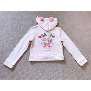 ベイビーザスターズシャインブライト(BABY,THE STARS SHINE BRIGHT)のBABY くみゃちゃんアップリケパーカー(パーカー)