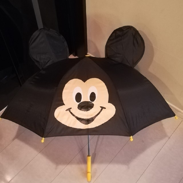 Disney(ディズニー)のミッキー 耳付き傘 47cm キッズ/ベビー/マタニティのこども用ファッション小物(傘)の商品写真