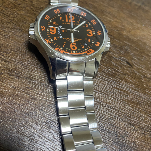 Hamilton(ハミルトン)のハミルトン　カーキ　エアレース　GMT ワールドタイム　希少なステンレスモデル メンズの時計(腕時計(アナログ))の商品写真