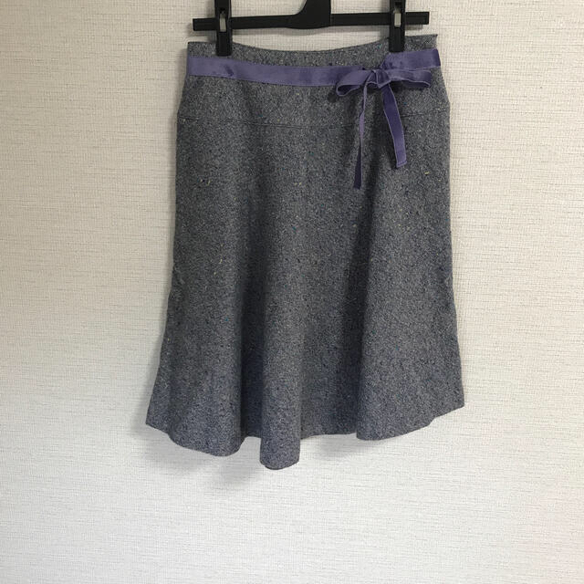 mikihouse(ミキハウス)のミキハウス　ツイード風スカート キッズ/ベビー/マタニティのキッズ服女の子用(90cm~)(スカート)の商品写真