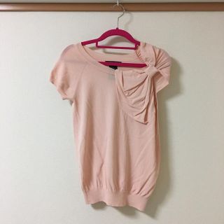 ダブルスタンダードクロージング(DOUBLE STANDARD CLOTHING)の美品☆ダブルスタンダードリボンニット(ニット/セーター)