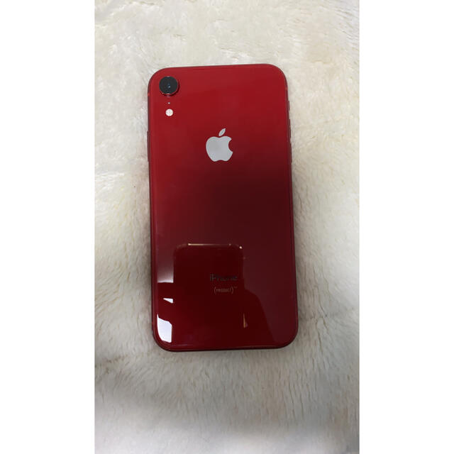 Apple(アップル)のiPhone xr （au）レッド スマホ/家電/カメラのスマートフォン/携帯電話(スマートフォン本体)の商品写真