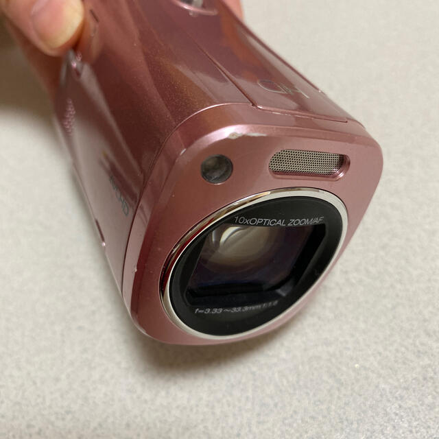 Victor(ビクター)のJVC (ビクター/VICTOR) ビデオカメラ 小型 ピンク スマホ/家電/カメラのカメラ(ビデオカメラ)の商品写真