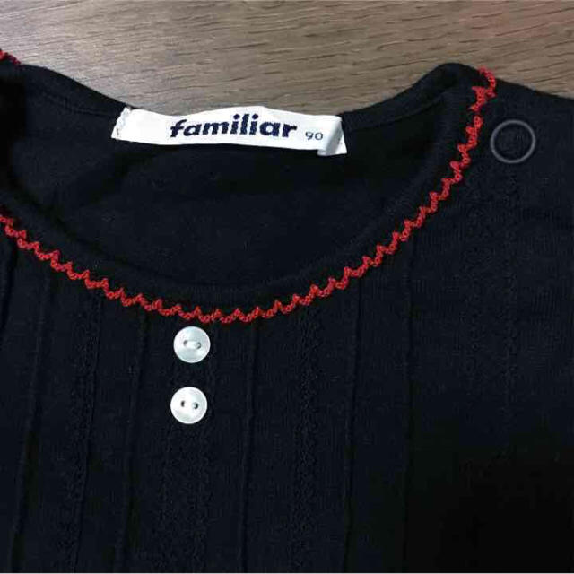 familiar(ファミリア)のむくもも様専用♡半袖ワンピース 90 キッズ/ベビー/マタニティのキッズ服女の子用(90cm~)(ワンピース)の商品写真