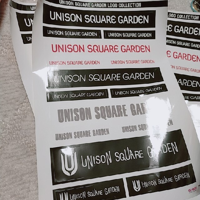 UNISON SQUARE GARDEN(ユニゾンスクエアガーデン)のUNISON SQUARE GARDEN　ステッカーセット エンタメ/ホビーのタレントグッズ(ミュージシャン)の商品写真