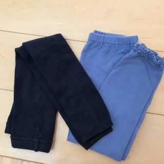 ユニクロ(UNIQLO)のユニクロ レギンス パンツ　2枚セット　100センチ(パンツ/スパッツ)