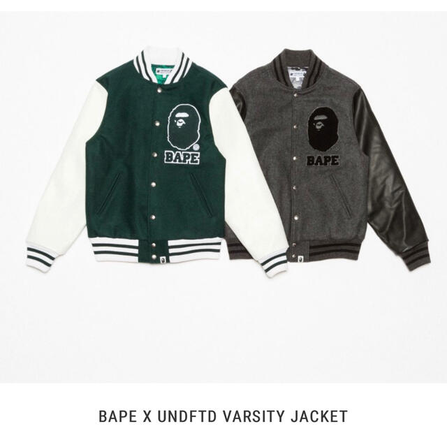 BAPE X UNDFTD VARSITY JACKET undefeated