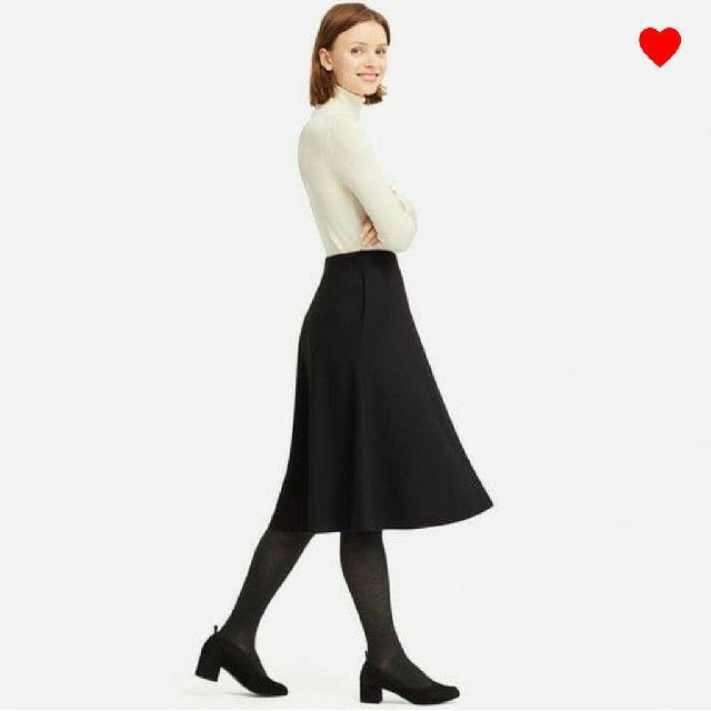 UNIQLO(ユニクロ)のUNIQLOウールブレンドフレアスカート12/17まで値下げ！ レディースのスカート(ひざ丈スカート)の商品写真