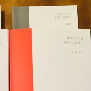 スタディサプリ　中2 基礎テキスト　英語　(語学/参考書)