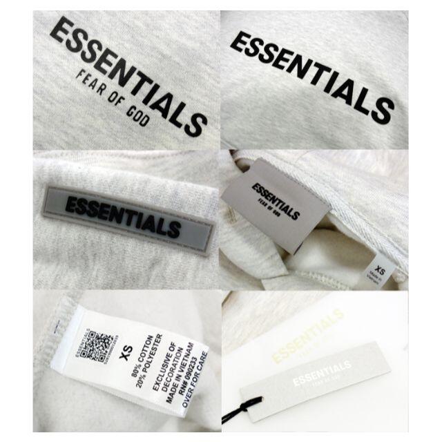 FEAR OF GOD(フィアオブゴッド)のフォグエッセンシャルズESSENTIALS■20SSラバーロゴフーディパーカー メンズのトップス(パーカー)の商品写真