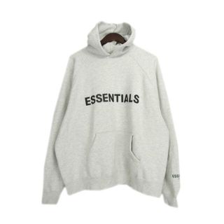 フィアオブゴッド(FEAR OF GOD)のフォグエッセンシャルズESSENTIALS■20SSラバーロゴフーディパーカー(パーカー)